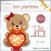 CrafTreat DIY Paper Lanterns Teddy with Heart CTL023