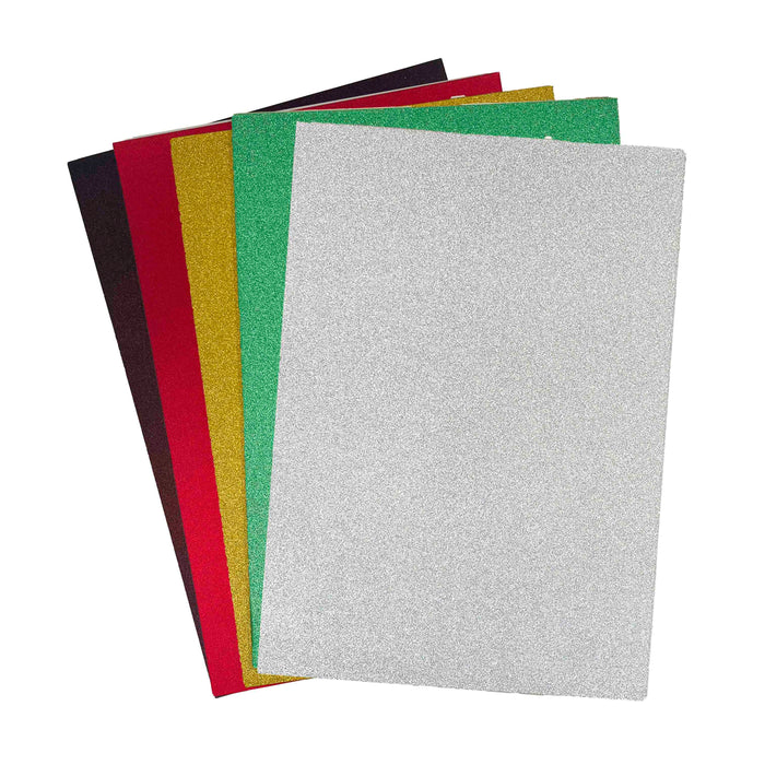 CrafTreat Glitter Cardstock - Multicolor 10pcs CA4B3917