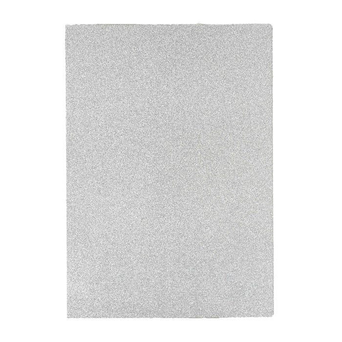 CrafTreat Glitter Cardstock - Silver 10pcs CA4B3914