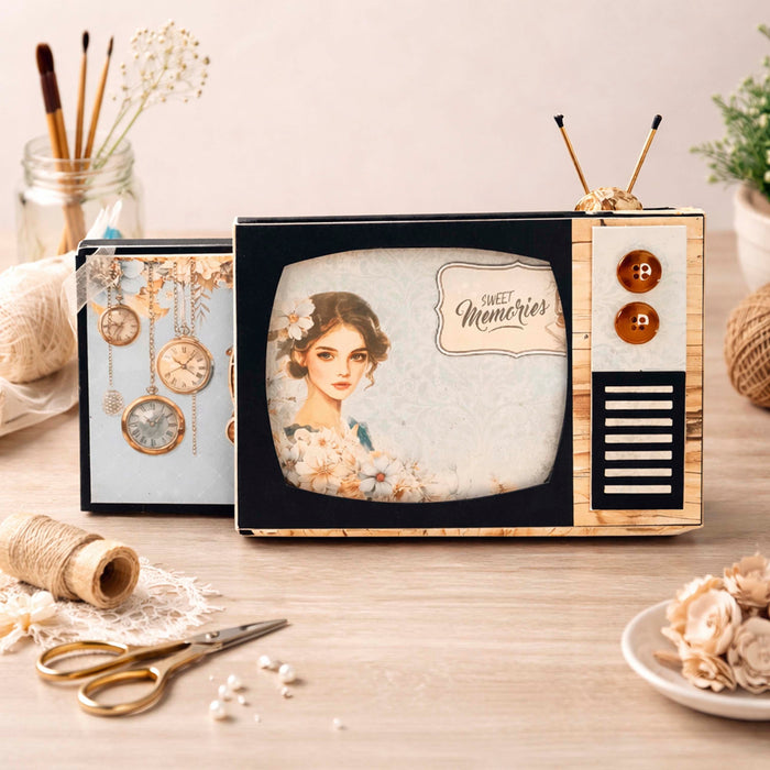 CrafTreat TV Pop up Mini Album ClassKit Black