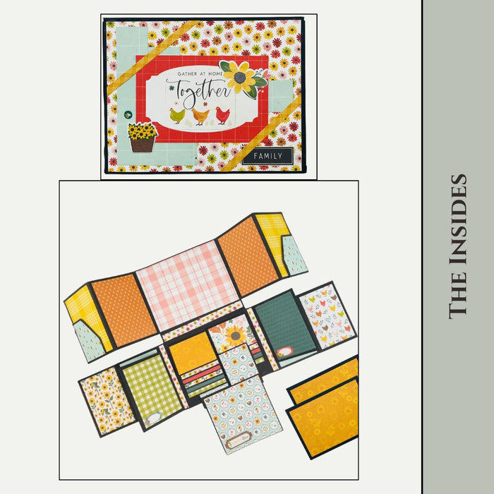 Craftreat Scrapbook Blanks Lapbook Folio Kraft Inside of project CAB048