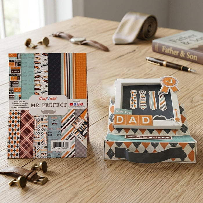 Craftreat Paper Pad - Mr.Perfect - 6"x8"