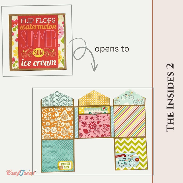 Craftreat Scrapbook Blank Quick Folio - Frame Box Folio