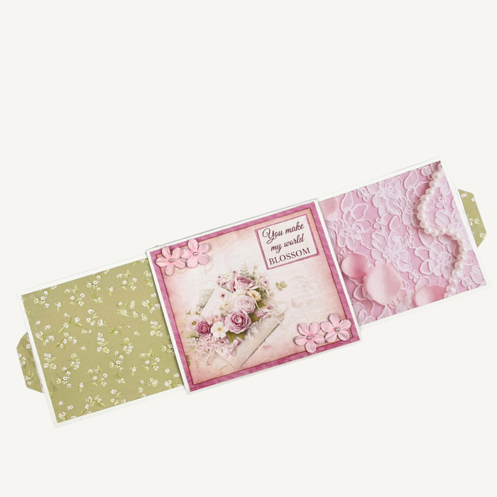 Craftreat Blossem paper pack insprition sdouble slider card