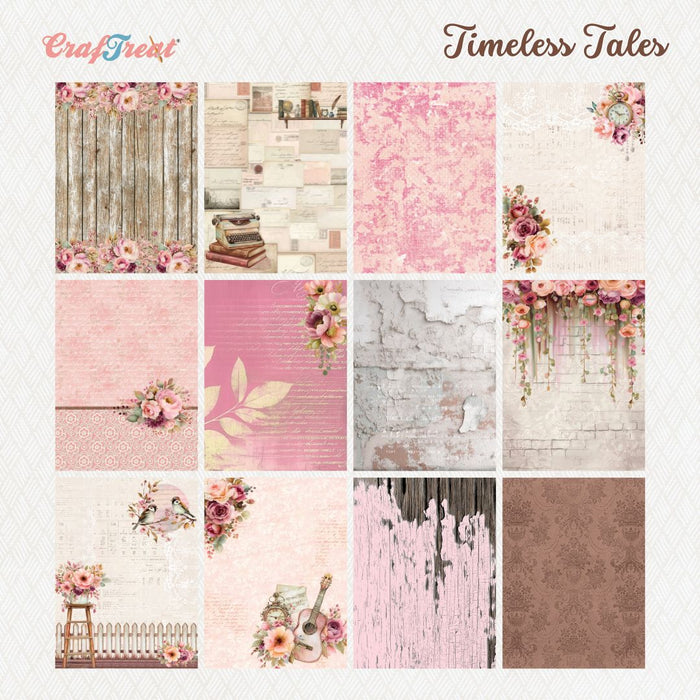 Craftreat Paper Pad - Timeless Tales 6"x8" CTPP8025