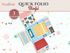 Craftreat Scrapbook Blank Quick Folio - Blissful CQF007