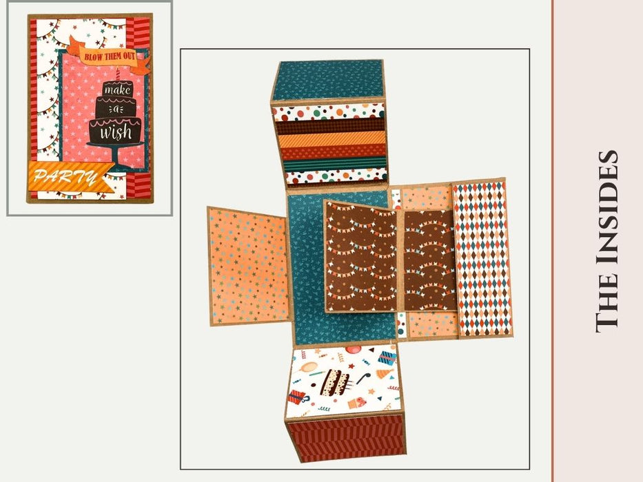 Craftreat Scrapbook Blank Quick Folio - Blissful CQF007 Project Inside