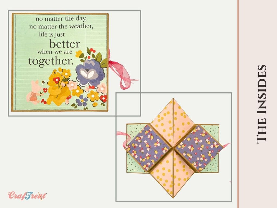 Craftreat Scrapbook Blank Quick Folio - Squash Accordion CQF009 Project Inside 2