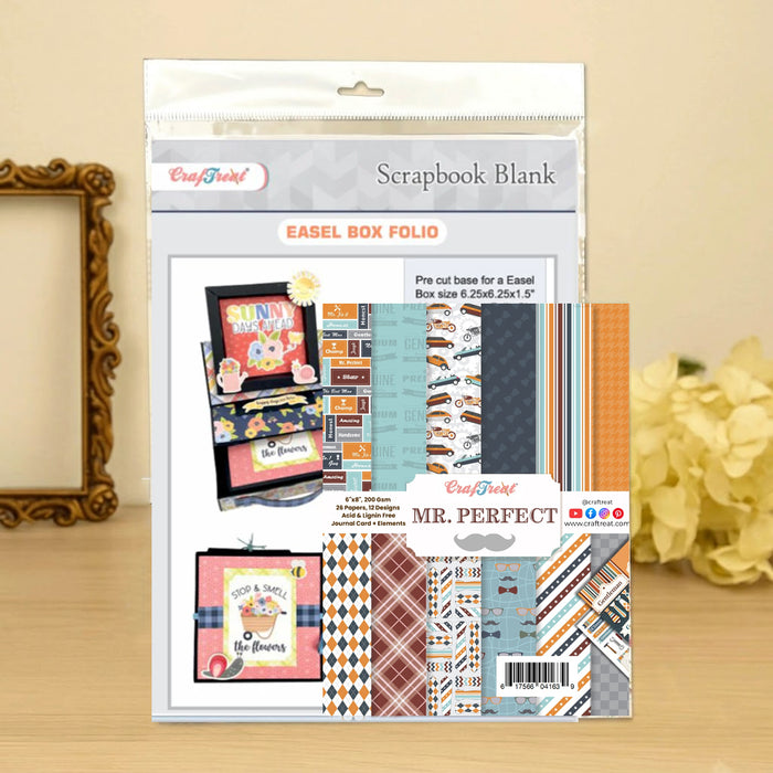 CrafTreat Easel Box Folio Class Kit - White
