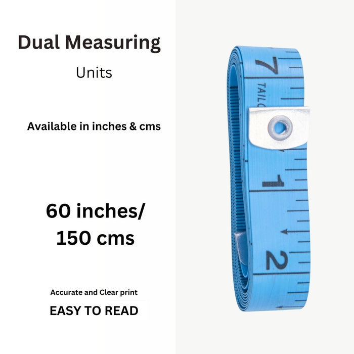 Craftreat Fiberglass White Measuring Tape for Sewing 1pcs