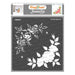 CrafTreat 2 Step Rose Corner Stencil For card making 6x6 Inches