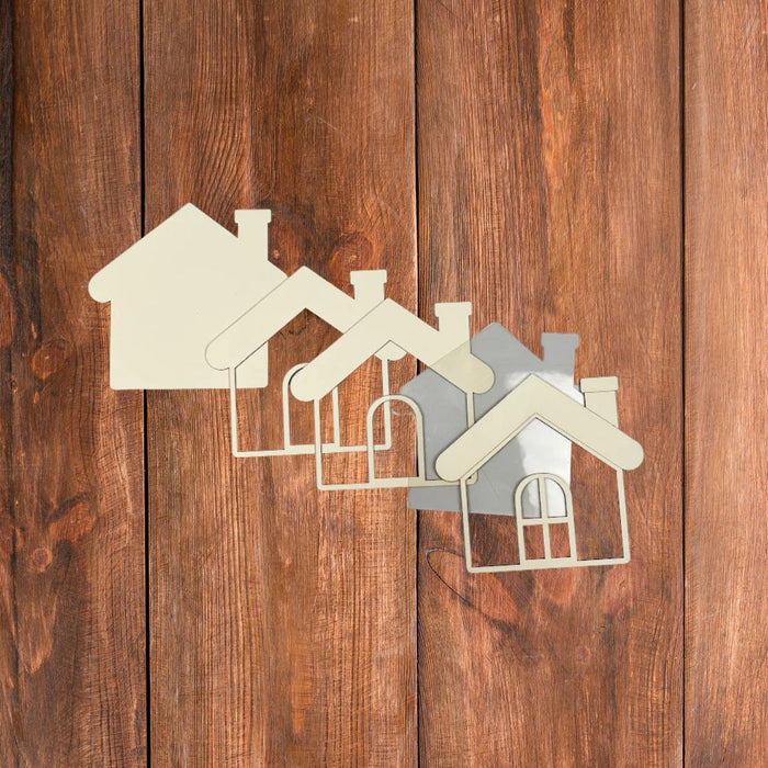 CrafTreat 3D Shaker Chipboards - House Views CSC026