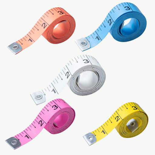  CrafTreat 5Multicolor Fibreglass Measuring tape for tailors