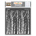 CrafTreat Autumn Trees Stencil for Backround Design 12 Inches For home