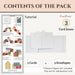 CrafTreat Card Blank House Pop-up Card Contents of the Pack CCB009