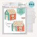 CrafTreat Card Blank House Pop-up Card Inside of the Pack CCB009