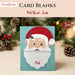 CrafTreat Card Blank - Pull Reveal Santa 3 pcs - CCB013