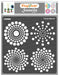 CrafTreat Dot mandala Stencil for Art & Craft Paintings 6x6 Inches