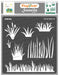 CrafTreat Grass Stencil for Card Making Crafts 6x6 Inches