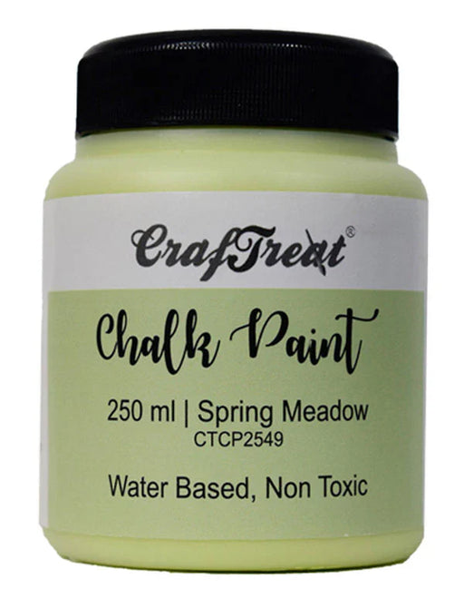 CrafTreat Green Acrylic chalk paint for walls - 250ml