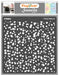 CrafTreat Grimy Dots Pattern Stencil for Card Making Crafts 6x6 Inches