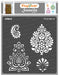 CrafTreat Indian Motifs Stencil for Art Paintings 6x6 Inches
