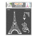 CrafTreat Paris Eiffel Tower Stencil for card makingcraftreat trellis in trellis stencil 12x12 inches for wall painting6x6 Inches