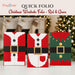 CrafTreat Quick Folio - Christmas Wardrobe Folio - Red & Green - CQF015