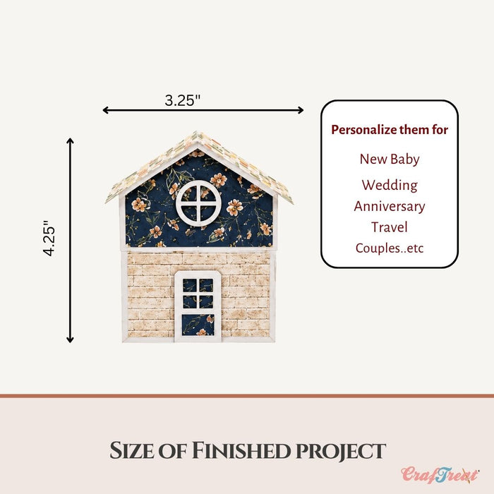 Craftreat Quick Folio House Explosion Box Finished Project Size CQF013
