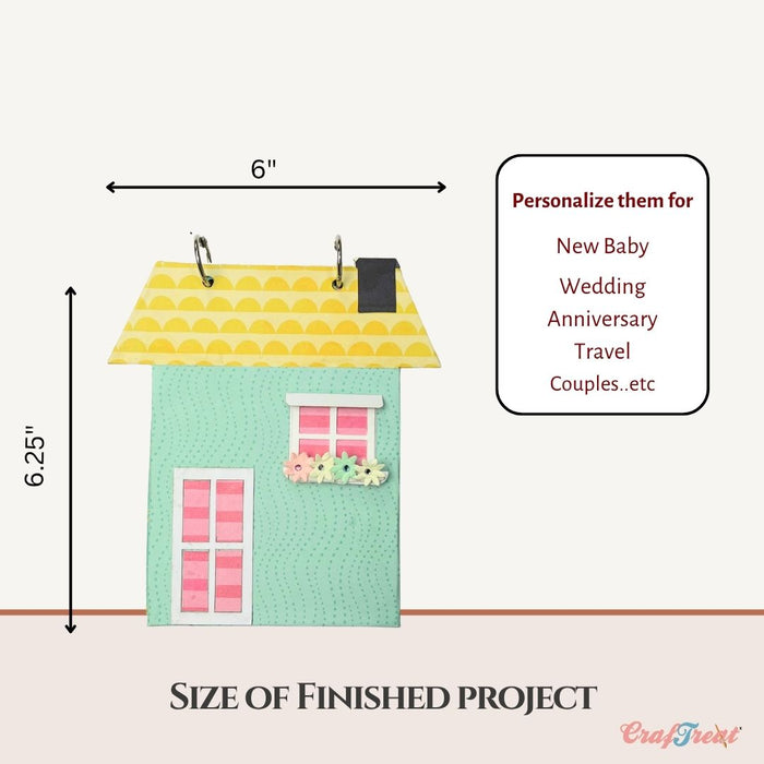 CrafTreat Quick Folio - House Ring Bound Album Project Size CQF014