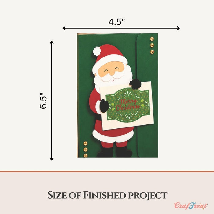 CrafTreat Quick Folio - Santa Wishes Folio - Red & Green