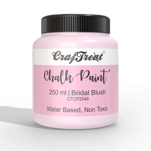 CrafTreat Rose Pink Home Decor Chalk Paint for Paintings Acrylic paint - 250ml