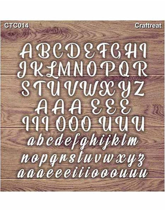 Alphabets Laser Cut Chipboard CTC014 Chiplets for Scrapbooking Crafts