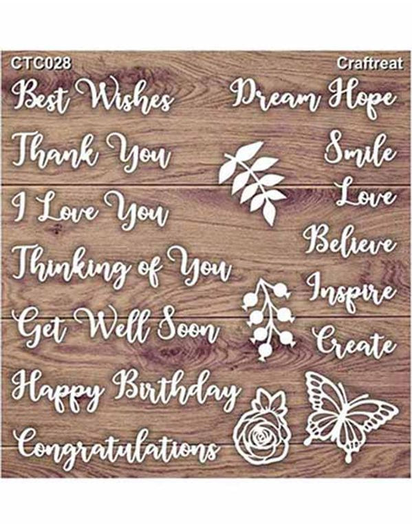 Buy LaserCut Chipboard Embellishments | LaserCut Chipboard For Crafts ...
