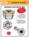 CrafTreat Hexagon Explosion Box Scrapbook Templates