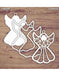 CrafTreat decorative Angel 3D Laser cut Shaker Chipboard 3D Decoupage Art Ideas