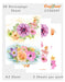 CrafTreat Botanical flowers 3D Decoupage Sheet A5 3D Decoupage Art Ideas