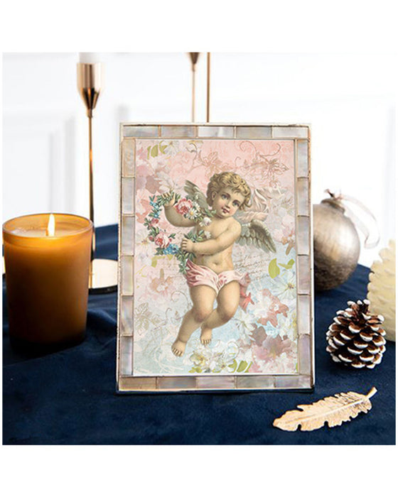 Angel fairy decoupage paper for frame