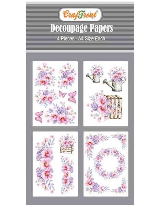Decoupage Paper Napkins of Pink Peonies