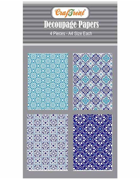 CrafTreat Moroccan Decoupage Paper A4