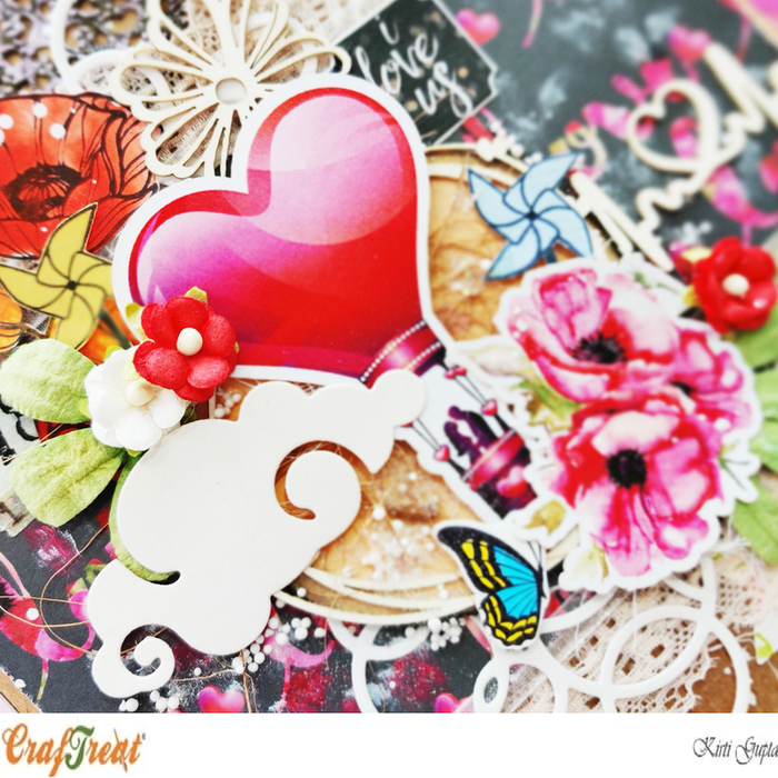 CrafTreat love is in the air paper pack for valentine Gift Ideas