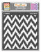 CrafTreat Chevron Background Stencil for Wall Paintings and Craft decorations