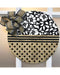 Diamond and Houndstooth and Bold Polka Dots Stencil