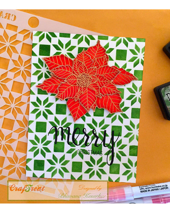 flourish2 stencil for card making inspiration