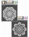 CrafTreat Mandala and Mandala 2 Stencil 6x6 Inches CrafTreat