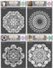 CrafTreat Mandala and Lotus Mandala and Mandala2 and Mandala3CTS038n040n124n337