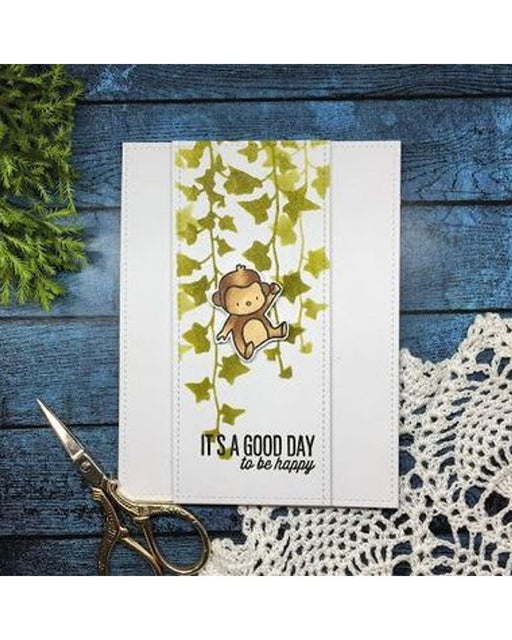 hanging ivy stencil for card making ideas