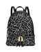 Crackle Background stencil paintings on school bag