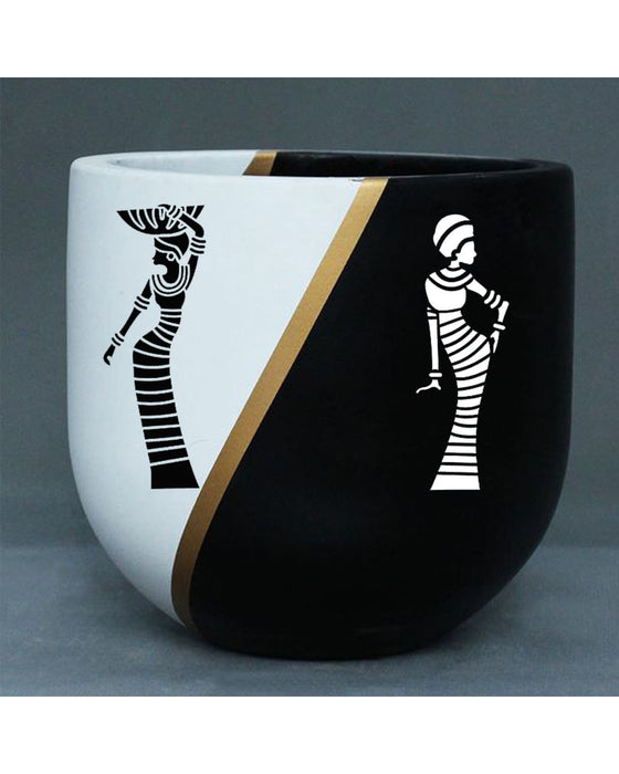 African Model Stencil for Cups