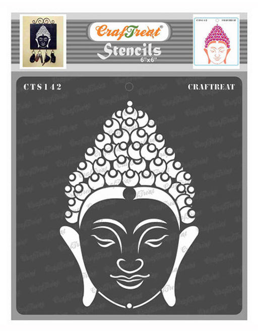 CrafTreat Buddha Stencil 2CTS142